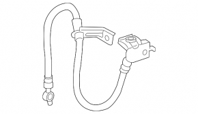 Front left brake hose for Kia Forte 4d 14-18