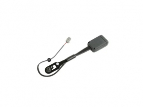 Seat belt latch front right Jeep Compass 17- black