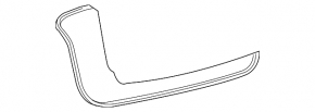Lexus GS300 GS350 GS430 GS450h 06-11 Trunk Lid Seal