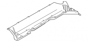 Right underbody protection Nissan Murano z52 15-24