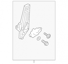 Window lifter with motor rear right Hyundai Veloster 12-17
