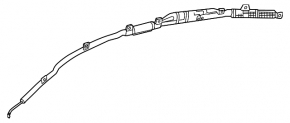 Left side curtain airbag for the Kia Optima 2016-2020