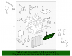 Lexus IS200 IS300 99-05 Heater Radiator