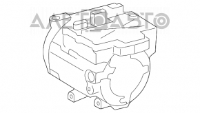 Toyota Highlander 14-15 3.5 Air Conditioning Compressor