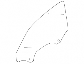 Front right door glass Audi A3 22-26
