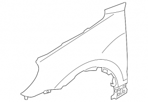 Front right wing Porsche Cayenne 958 15-18