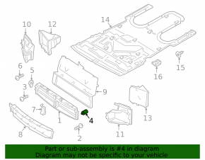 Ambient air temperature sensor Porsche Cayenne 19-26