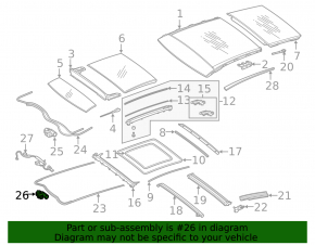 Mercedes GLC 16-22 panoramic motor, curtain, WEBASTO