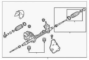 Steering rack Ford Explorer 11-14 prerest