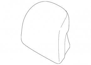Headrest front right Lincoln MKZ 13-16 beige