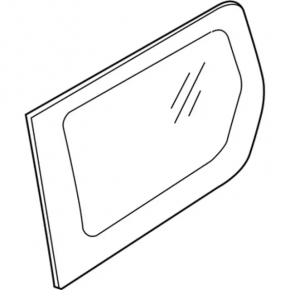 Fixed glass rear right window for Ford Transit Connect MK2 13-23