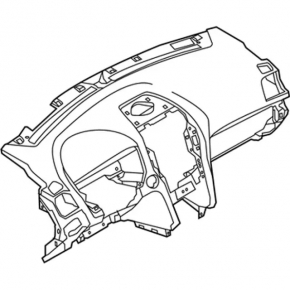 Torpedo front panel without AIRBAG Ford Explorer 16-19