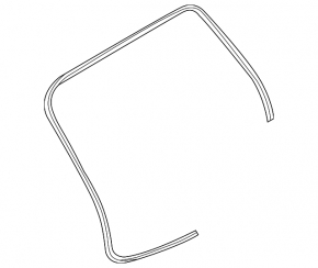 Rubber seal for tailgate Mazda CX-5 13-16