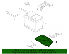Battery area 12V Volkswagen ID.4 21-23