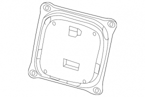 Right fog light ignition unit for Cadillac CTS 14-19