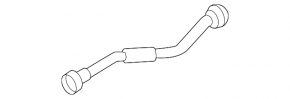 Cooling system pipe Hyundai Ioniq 5 22-24 AWD plastic with quick release, for the air conditioning system cooler