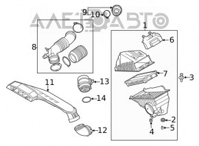 Air flow meter Kia K5 21-24 1.6T