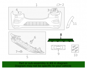 Front Bumper Lip Cover Volvo XC60 18-21