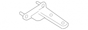 Upper left tailgate hinge BMW X5 G05 19-23