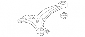 Lower front left control arm for Toyota Sienna 2010-2011