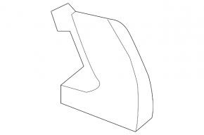 Front Bumper Tow Hook Cap Left Lexus RX350 RX450h 13-15