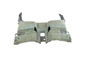 Rear floor covering Jeep Compass 17 - black, dry cleanable