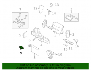 BMW X5 E70 07-13 Air Conditioning Heater Valve