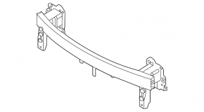 Front bumper reinforcement Hyundai Elantra 21-23 1.6, N Line