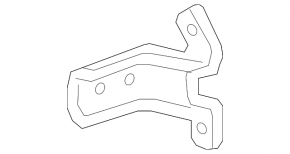 Upper front left door hinge for a 1993 Honda Accord