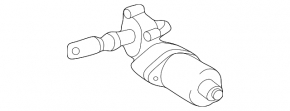 Driver's seat knee support adjustment motor Toyota Highlander 08-13