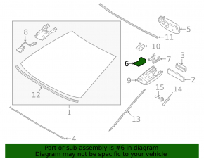 Toyota Camry v70 18-19 lane keeping camera on windshield