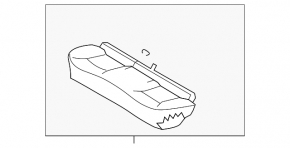 Rear seating, row 2, Nissan Rogue 2010