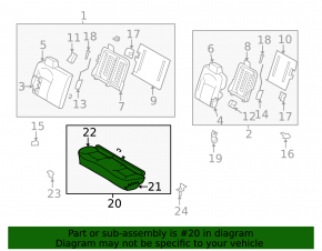 Rear seating, row 2, Nissan Rogue 2010