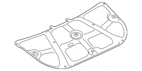 Subaru Outback hood insulation 2015-2019