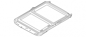 Nissan Rogue 21-24 frame panoramic mechanism