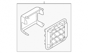 Left ventilation shield Kia Sportage 23-26
