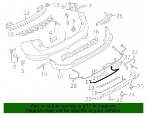 Lincoln MKC 15-19 Foot Tailgate Opening Sensor with Block