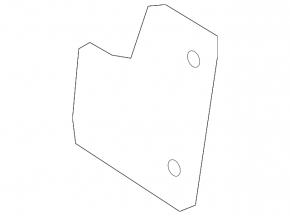 Rear mudguard mudguard left Ford Escape MK4 20-24 structure