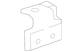 Front left lower wing bracket Jaguar F-Pace X761 17- front