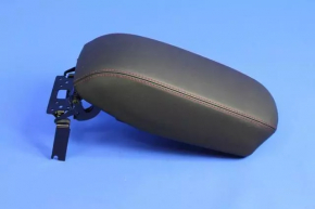Armrest Jeep Cherokee KL 14-18 black leather, red stitching, Trailhawk