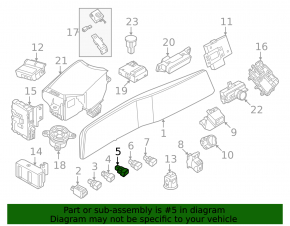 AUTO HOLD button Nissan Ariya 23-25