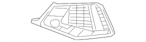 Front bumper grille right Audi Q8 19-23 S-line