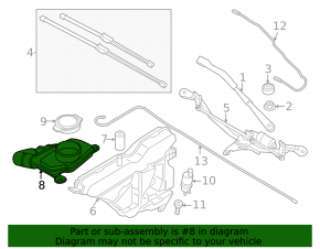 Washer reservoir neck BMW 3 G80 21-25 M3