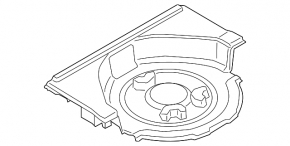Trunk tray BMW 3 G20 19- front part