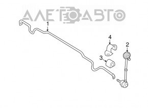 Front stabilizer Nissan Murano z50 03-08