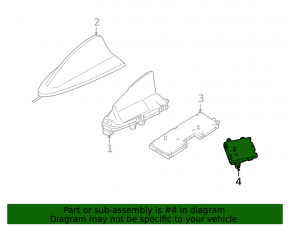 Antenna Control Module BMW X5 F15 14-18