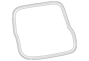 Lexus CT200h 11-17 trunk door rubber seal