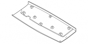 Kia EV6 22-24 black upper trunk lid trim