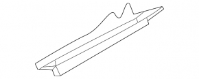 Right hood-fender seal for Hyundai Azera 12-17