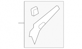 Left Windscreen Wiper Seal GMC Terrain 18-